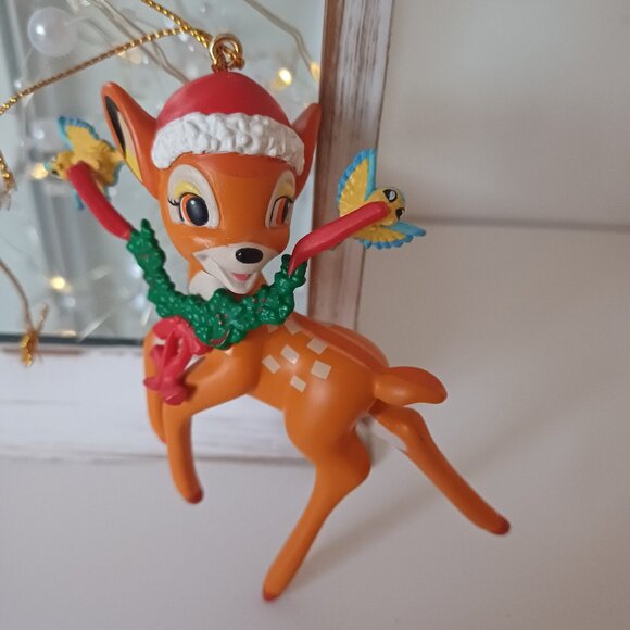 Legendary Vintage 90's Bambi Disney Grolier Christmas Ornament - Picture 1 of 5